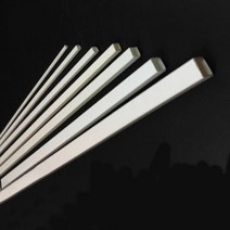 사각 파이프 각 아연 3-10mm 플라스틱 흰색 사각형 튜브 ABS 중공 사각형 파이프 25cm 길이 빌딩 모델 장, 01 5PCS, 06 10x8x250mm
