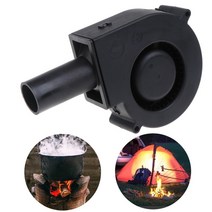 낙엽청소송풍기 블로워 바베큐 피크닉 캠 파이어 차코 M4YD 용 Dc 5V-12V 1.2A 에어 터보 송풍기 5300R/분, 한개옵션0