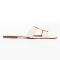 기타 [명품]23SS 로저비비에 스티칭 버클 화이트 여성 레더 뮬 슬리퍼 ..