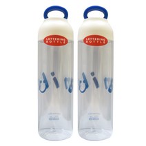 1+1 락앤락 비스프리 트라이탄 에코 휴대용 보틀 물병 550ml, 블루x2개