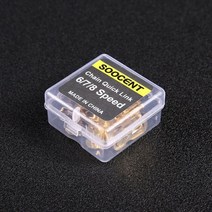 자전거체인 스프라켓 자전거체인가드 체인링 자전거 체인 퀵 링크 12 단 매직 버튼 6789101112S 액세서리 5 쌍, Gold 6-7-8S