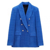 ZARA 더블 브레스트 스트럭처 블레이저 재킷 7822457