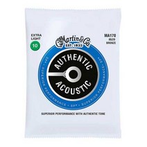 Martin 마틴 어센틱 MA170 어쿠스틱 기타줄 Extra Light (010-047) 80/20 Bronze 통기타줄세트