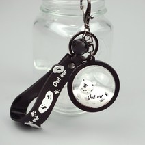 용맹한 아기호랑이 키링 열쇠고리 가방장식 에어팟키링, B타입-오렌지, 1개