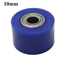 오토바이 드라이브벨트 구동벨트 8mm 또는 10mm 체인 풀리 롤러 슬라이더 텐셔너 휠 가이드 구덩이 먼지 거리 자전거 atv 오렌지 색상, 10mm 블루