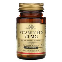 솔가 비타민B6 50mg 100정