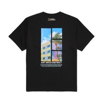 [빠른출고]/내셔널 지오그래픽 N222UTS620 핫썸머 컨셉 반팔 티셔츠 2 CARBON BLACK