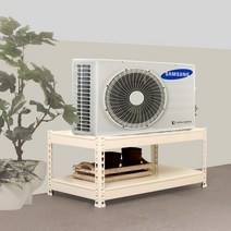 [디디지메이트]스피드랙 실외기받침대(가로900x깊이400x높이330(2단)), 2단