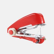 미니재봉틀 자동 휴대용 핸드 손미싱 가정용 오버로크 미싱기, N02 .Red sewing machine