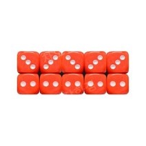 다양한 종류 다면체 주사위 세트 테이블 게임 보드게임 액세서리 인기 주사위 10PCS, 빨간