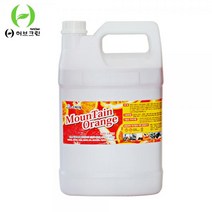 [우수제품] 천연살균세정제 친환경표지인증 3.75L 가전제품 사무기기 화장실 산업기계 공구 건물바닥 악취제거 동물분뇨냄새제거, ※­선택:오렌지향 3.75L 1개▣