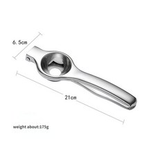 레몬착즙기 과일짜는기계 레몬즙짜개 주방용 스테인리스 스틸 레몬 압착기 수동 라임 핸드 석류 쥬서 오렌지 시트러스 과일 프레스 도구, [01] as show