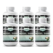 유비바이오 초록입홍합 25000mg 360캡슐 6개