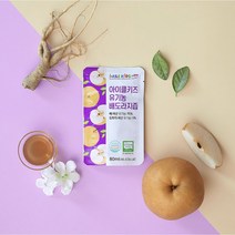 아기배도라지즙 유기농 100% 어린이 배즙 아이클키즈 80ml 30포