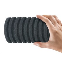 FISH 리필 듀얼 원통 스펀지 여과기 필터 테트라 쌍기, 2-스펀지필터리필-m