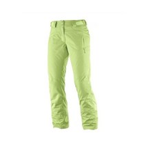 살로몬 스키복 바지 보드복 Salomon Fantasy Pant Ladies Ski Pants Snowboard Winter Sports Acid Lime Heather