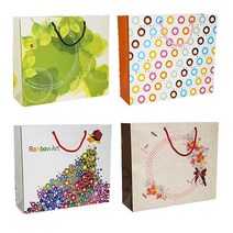 선물쇼핑백 3호 33cm x 10cm x 29cm 50장 디자인 랜덤발송 답례품 돌잔치 결혼식 각종행사 기성쇼핑백, 선물쇼핑백 3호 50장입 랜덤발송, 1개