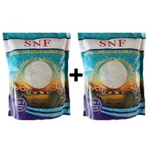 S.N. FOOD SNF BASMATI RICE 1KG 인도 바스마티 찐쌀 (1+1) 2pack, 2KG