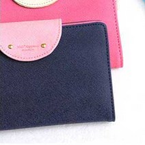 신지가토 헬로 해피니스 패스포트 케이스 택 뽀사사 여권지갑 여권케이스