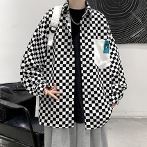 청 데님 오버핏 체크 가을 남성 포인트 셔츠 남방 와이셔츠 정장 코트 와이셔츠 린넨 골덴 패딩