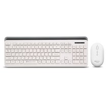 이큐웨어 이큐메딕 Sanitize-WS1 항균 거치형 저소음 무선 키보드 마우스 세트 (화이트)