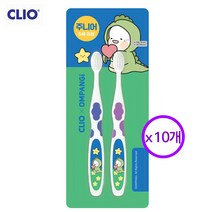 크리오 옴팡이주니어칫솔 라운딩미세모(6세이상) 2입 x 10개 초특가