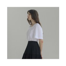 셔링 벨 라운드티셔츠