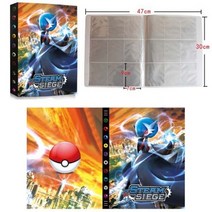 423PCS 게임 포케몬 카드 앨범 도서 만화 애니메이션 DIY 수집가로드 목록 홀더 용량 바인더 폴더 완구 어린이를위한, 423 grid 3
