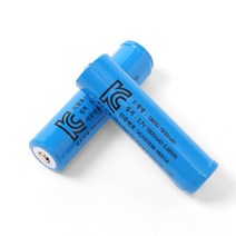 리튬 이온 배터리 충전지 충전 건전지 18650 1800mAh 3.7v 2개 세트, 1개