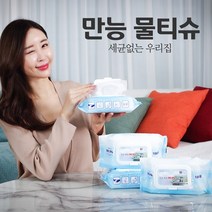 세균 유해물질 없는 항균 녹차 천연 식물 추출물 함유 간편 행주 물티슈 캡형 100매 10팩 30팩, 10팩 혹은 30팩