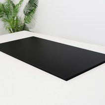 큐브프레임 듀러블 M 상판 DIY상판교체 식탁 테이블 책상 LPM상판, 블랙+리얼블랙