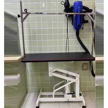 강아지 테이블 높이조절 전동 스파 반려동물 미용, (블랙) 전동리프트테이블 125cm