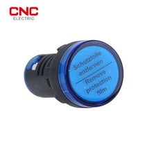 ed 차량용 간판 전광판 CNC AD22-22DS 30mm 패널 마운트 LED 전원 전자 표시기 파일럿 5 색 신호등 AC220V, 한개옵션1, 03 220V Blue