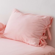 스코홈 피그먼트 워싱 더더 리본베개커버 2p 세트