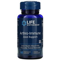 라이프 익스텐션 라이프 익스텐션 Arthro-이뮨 조인트 관절 서포트 베지 캡슐 60정, 4개