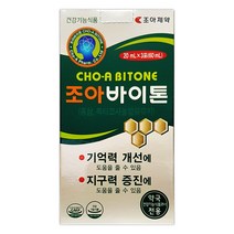 조아제약 조아바이톤 포 20ml 기억력개선 수험생 영양제, 3포, 1개