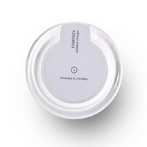 초박형 Qi 무선 충전 패드 아이폰 X 삼성 갤럭시 충전기 범용 휴대폰 435991, White