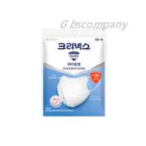 크리넥스 KF80 라이트핏 마스크 대형, 1개입, 1000개, White (화이트)