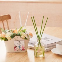 [올리디퓨저] 꽃바구니 디퓨저 120ml 옐로우, 38. 리얼피치