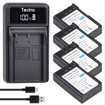 2x2400mAh EN-EL9 EN EL9 EN-EL9a EL9a 교체 용 배터리 Nikon D40 D60 D40X 카메라 LED 디스플레이 충전기, [04] 4 Battery 1 Charger