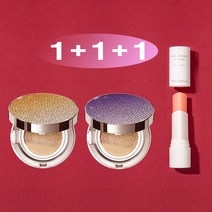 1+1+1 [쿠션15g+쿠션15g+멀티밤10g] 트윙클라 멀티밤 + 스타일71 미스트 주얼리 쿠션 21호 23호 [건성 피부 추천 쿠션], 1개, 골드그라데이션21호+퍼플그라데이션21호(건성)+멀티밤
