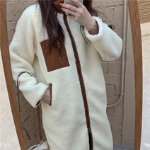 DS롱레트로 4컬러 베이직 롱후리스 양면 리버서블 남녀공용