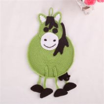 DIY 손뜨개질 코바늘 인형만들기 바늘뜨기, 33 티코스터 - 말, 1set