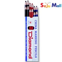 보성 다이아몬드 유리용 색연필 (1타-12자루), 검정