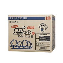 동방제지 프리미엄 엠보싱 점보롤 2겹 (300mX16롤), 16롤, 16개
