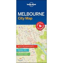 Lonely Planet Melbourne City Map