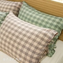 바자르 이프체크 리본 베개커버50x70