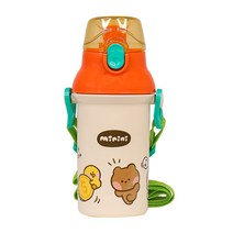 홈앤키즈 라인프렌즈 미니니 앵커 원터치 어깨끈 미니 물통 360ml 유아 어린이 어린이집 유치원 초등학생 물병 단체선물, 원터치 어깨끈 미니물통 미니니