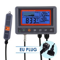 릴레이 기능이있는 디지털 CO2 이산화탄소 IAQ 모니터 컨트롤러 45m 케이블 감지, 7530-EU