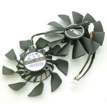 CPU 쿨러 공랭 인텔 AMD FD9015U12S T129215SU 95mm 비디오 팬 ASUS 매트릭스 R9 280X GTX780TI GTX980 그, 04 T129215SU-Pair
